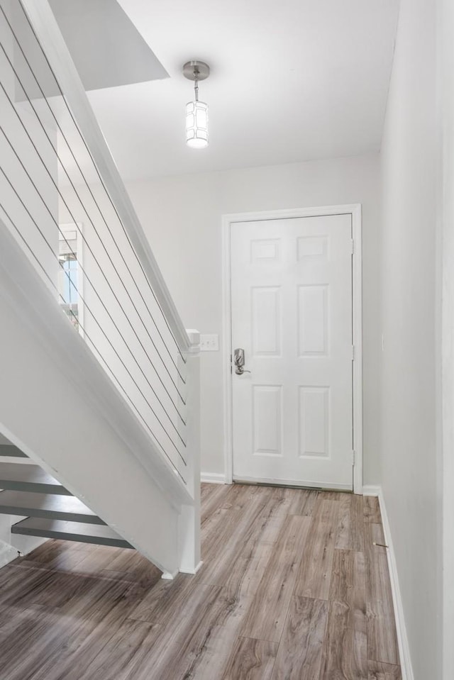 117 Maple Way N, Hendersonville, TN 37075 - entrance foyer featuring light wood-style floors and stairs