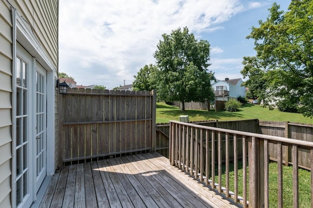 117 Maple Way N, Hendersonville, TN 37075 - wooden terrace with a fenced backyard