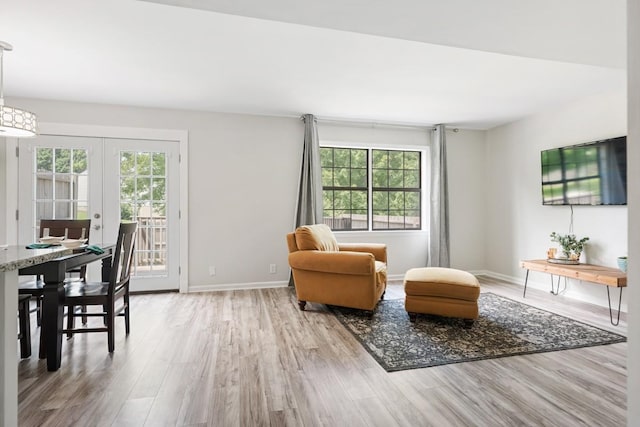 117 Maple Way N, Hendersonville, TN 37075 - sitting room with french doors and wood finished floors
