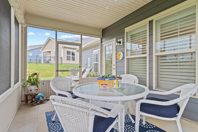 1055 Sumner Grv, Spring Hill, TN 37174 - sunroom / solarium with outdoor dining area