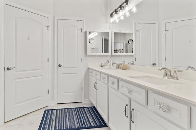 1055 Sumner Grv, Spring Hill, TN 37174 - full bath featuring tile patterned floors and double vanity