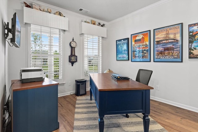 1055 Sumner Grv, Spring Hill, TN 37174 - office space featuring ornamental molding and wood finished floors