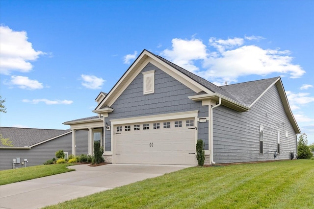 1055 Sumner Grv, Spring Hill, TN 37174 - view of front of house featuring concrete driveway, an attached garage, and a front yard
