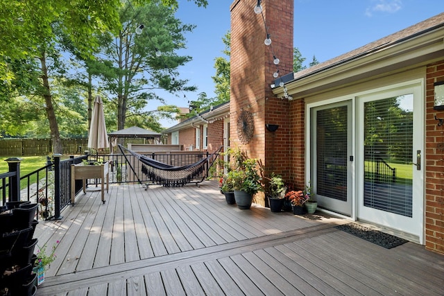 9505 Inavale Ln, Brentwood, TN 37027 - view of wooden deck