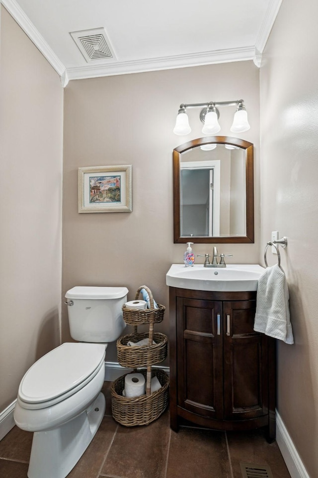 9505 Inavale Ln, Brentwood, TN 37027 - bathroom with crown molding and vanity