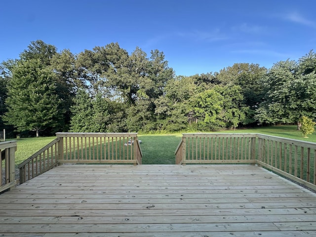 7313 Horn Tavern Ct, Fairview, TN 37062 - deck featuring a lawn