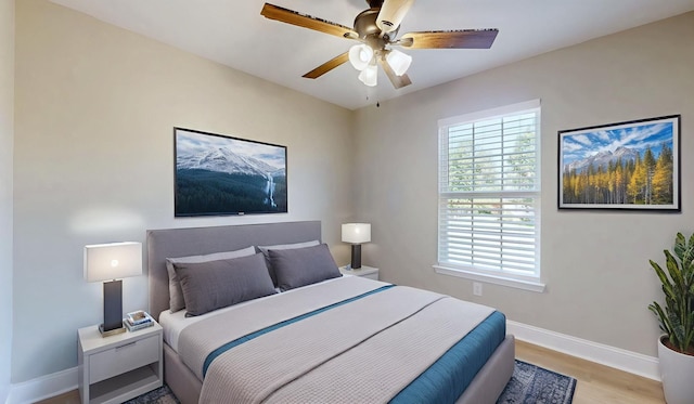 7313 Horn Tavern Ct, Fairview, TN 37062 - bedroom featuring light wood-style floors and ceiling fan