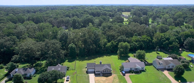 7313 Horn Tavern Ct, Fairview, TN 37062 - drone / aerial view of a heavily wooded area