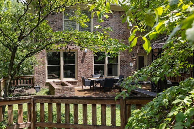 7075 Willowick Dr, Brentwood, TN 37027 - wooden terrace with a patio
