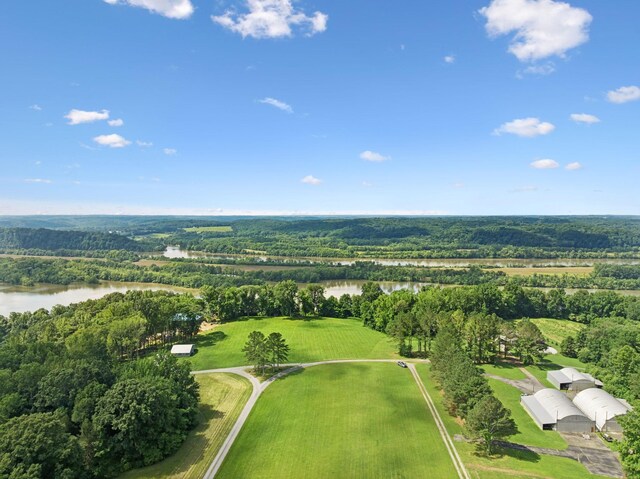 432 Slow Roll Dr, Chapmansboro, TN 37035 - drone / aerial view of a nearby body of water and a forest