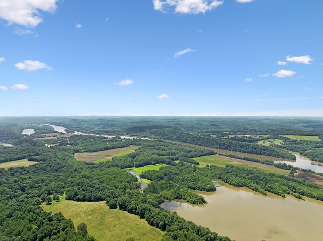 432 Slow Roll Dr, Chapmansboro, TN 37035 - drone / aerial view of a large body of water and a heavily wooded area