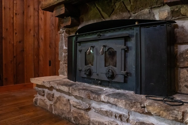 7030 Dodson Branch Rd, Cookeville, TN 38501 - detailed view of wood finished floors and wood walls