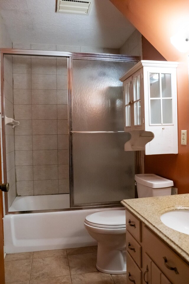7030 Dodson Branch Rd, Cookeville, TN 38501 - full bathroom with vanity, tile patterned flooring, and enclosed tub / shower combo