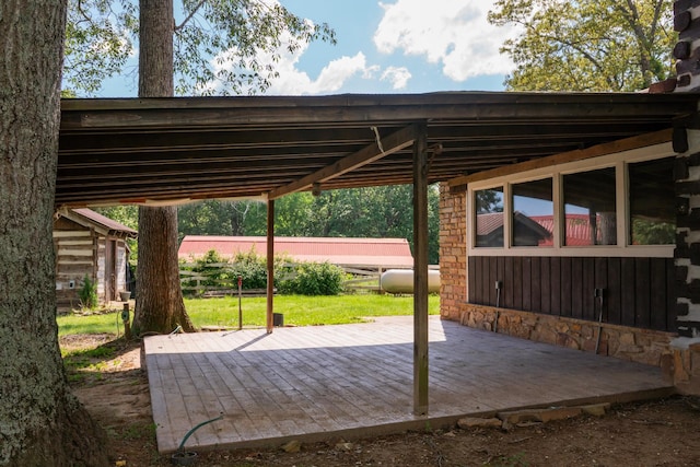 7030 Dodson Branch Rd, Cookeville, TN 38501 - view of patio / terrace featuring a deck