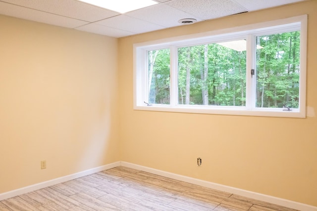 745 Contraband Ln, Cookeville, TN 38501 - spare room with light wood finished floors and a drop ceiling