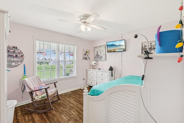 4505 Polaris Dr, Chapel Hill, TN 37034 - bedroom featuring wood finished floors and a ceiling fan