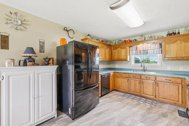 4505 Polaris Dr, Chapel Hill, TN 37034 - kitchen featuring black appliances and light countertops