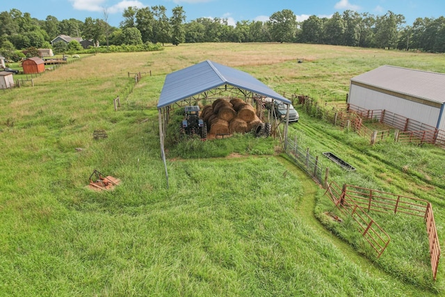 4505 Polaris Dr, Chapel Hill, TN 37034 - view of yard featuring a view of rural / pastoral area, an outdoor structure, and a pole building