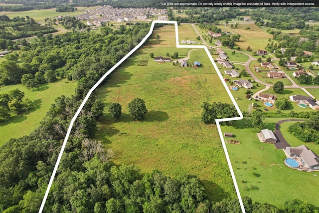 4505 Polaris Dr, Chapel Hill, TN 37034 - view of property location featuring property parcel outlined
