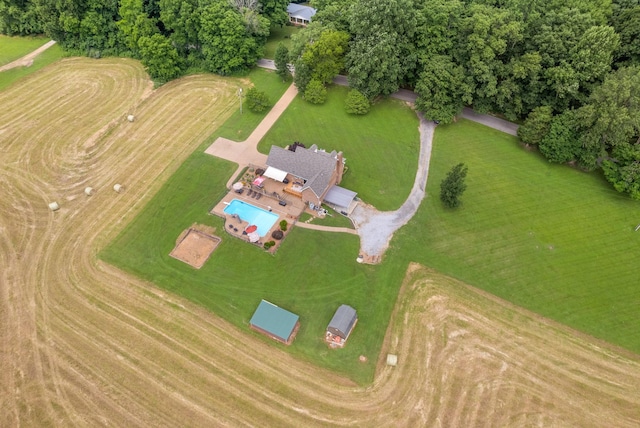 915 Rocky Hollow Rd, Erin, TN 37061 - aerial view of a pool area