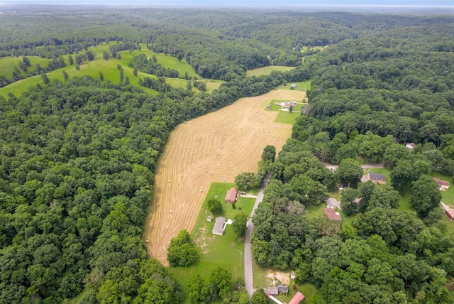 915 Rocky Hollow Rd, Erin, TN 37061 - aerial view of property's location with a heavily wooded area