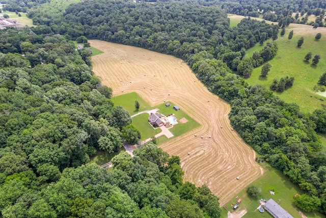 915 Rocky Hollow Rd, Erin, TN 37061 - aerial view of sparsely populated area with a heavily wooded area