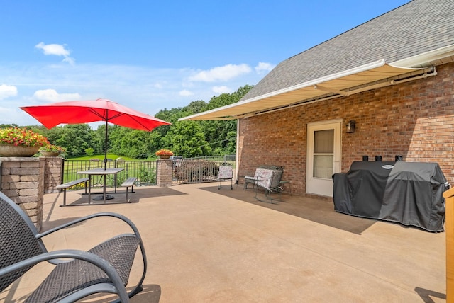 915 Rocky Hollow Rd, Erin, TN 37061 - view of patio / terrace with a grill