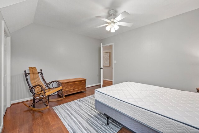 915 Rocky Hollow Rd, Erin, TN 37061 - bedroom with wood finished floors and a ceiling fan