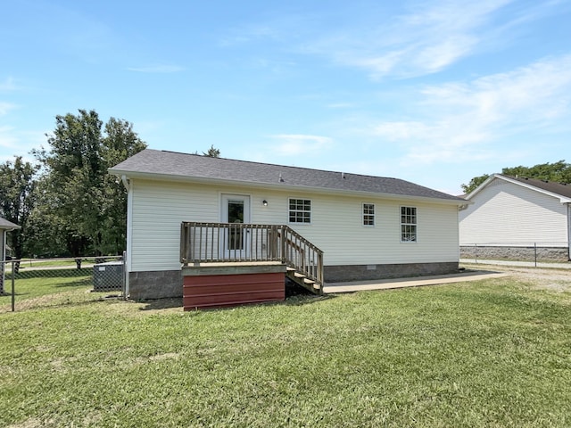 147 Greystone Dr, Springfield, TN 37172 - back of house featuring crawl space