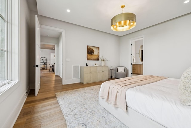 6315 Callie Ln, Brentwood, TN 37027 - bedroom with light wood-type flooring and recessed lighting