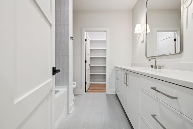 6315 Callie Ln, Brentwood, TN 37027 - full bath with vanity, tile patterned floors, and shower / washtub combination