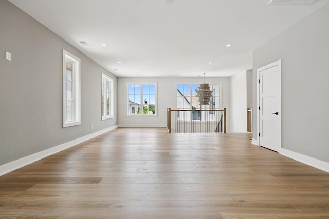 6315 Callie Ln, Brentwood, TN 37027 - empty room featuring light wood-type flooring and recessed lighting