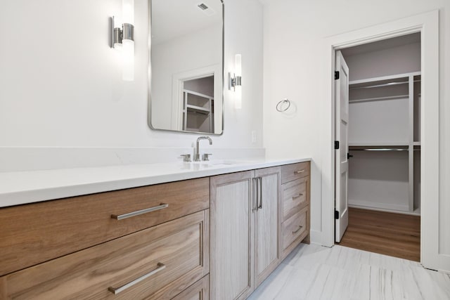 6315 Callie Ln, Brentwood, TN 37027 - bathroom featuring vanity and a walk in closet