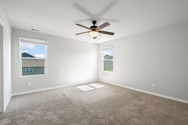 830 Long Leaf Rd, Lebanon, TN 37087 - carpeted spare room featuring baseboards and ceiling fan