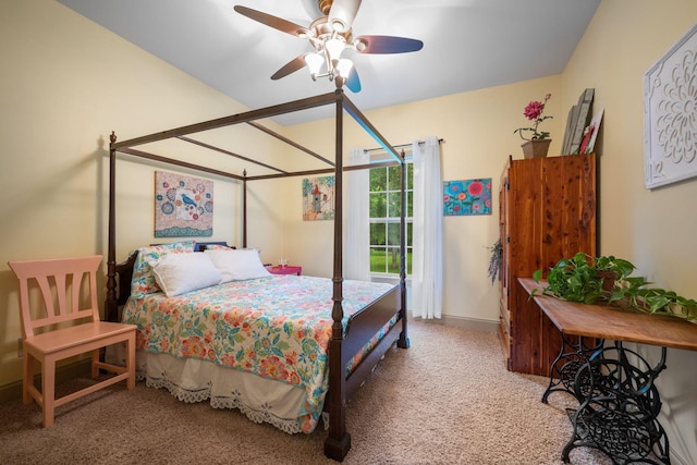 116 Sherrolyn Ct, Burns, TN 37029 - bedroom with carpet flooring and ceiling fan