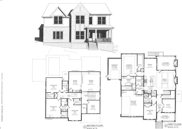 3540 Josephine Way, Nolensville, TN 37135 - view of floor plan / room layout