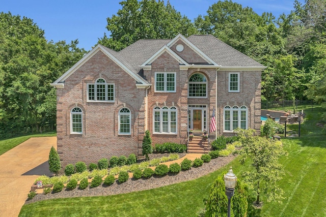 9732 Turnbridge Ct, Brentwood, TN 37027 - colonial-style house featuring brick siding