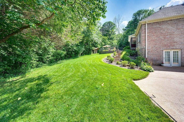 9732 Turnbridge Ct, Brentwood, TN 37027 - view of green lawn featuring stairway