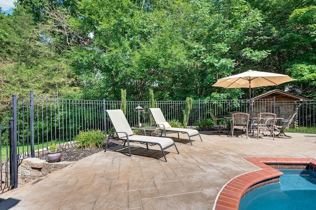 9732 Turnbridge Ct, Brentwood, TN 37027 - view of patio with outdoor dining space