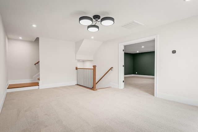 7428 Leelee Dr, Franklin, TN 37064 - additional living space with carpet and recessed lighting