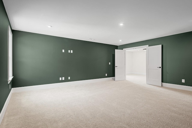 7428 Leelee Dr, Franklin, TN 37064 - unfurnished bedroom featuring light carpet and recessed lighting
