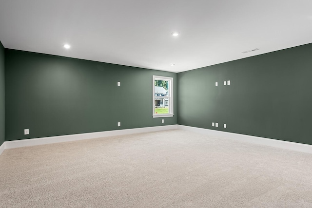 7428 Leelee Dr, Franklin, TN 37064 - spare room featuring carpet floors and recessed lighting