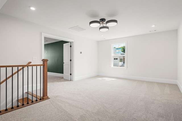 7428 Leelee Dr, Franklin, TN 37064 - spare room featuring carpet floors and recessed lighting