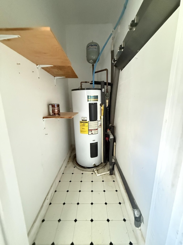 2844 Jarman Hollow Rd, Palmyra, TN 37142 - utility room with water heater