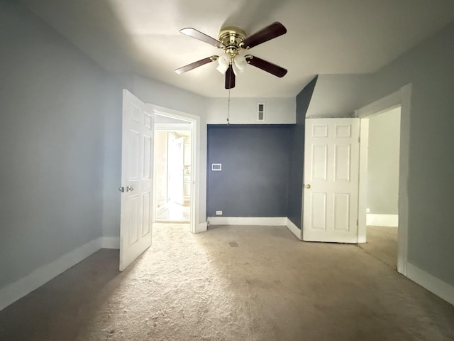 2844 Jarman Hollow Rd, Palmyra, TN 37142 - unfurnished bedroom with carpet and ceiling fan