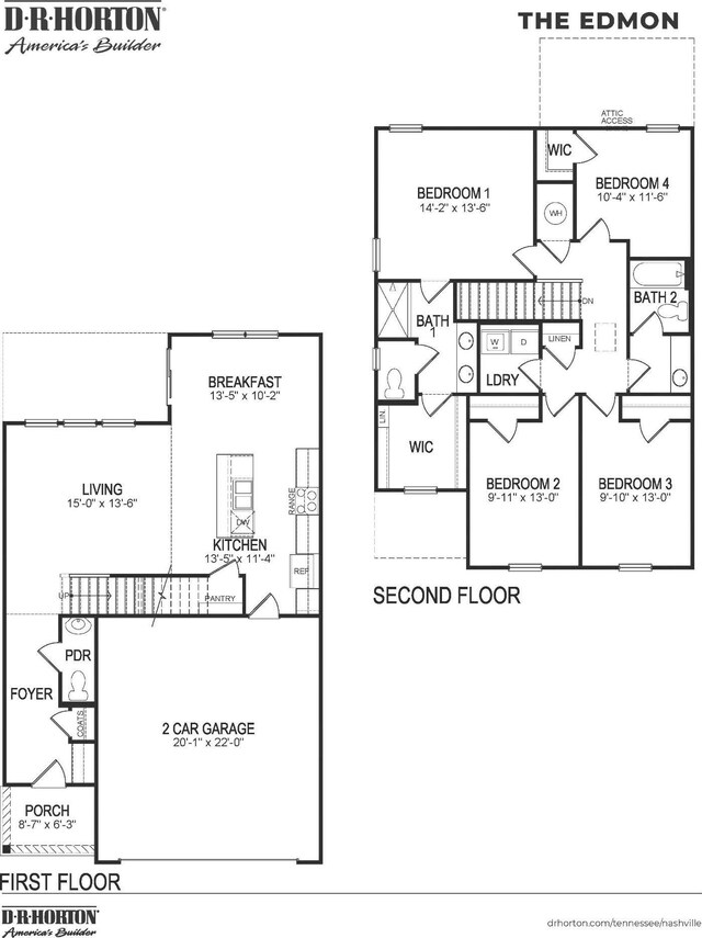 4910 Mowbray Way, Murfreesboro, TN 37129 - view of property floor plan