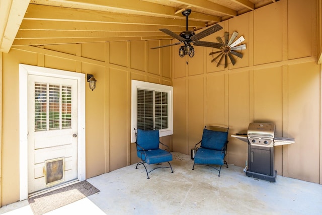 305 Bryant St, Watertown, TN 37184 - view of patio with grilling area and ceiling fan