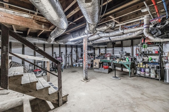 305 Bryant St, Watertown, TN 37184 - view of unfinished below grade area