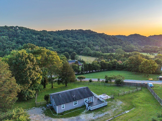 4819 Whites Creek Pike, Whites Creek, TN 37189 - aerial view at dusk of a view of countryside and a view of trees