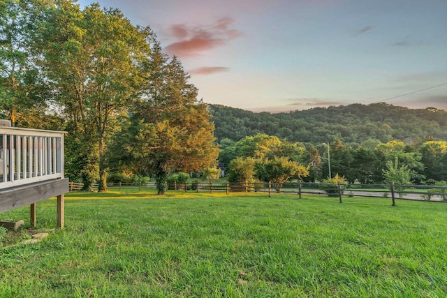 4819 Whites Creek Pike, Whites Creek, TN 37189 - yard at dusk featuring a deck